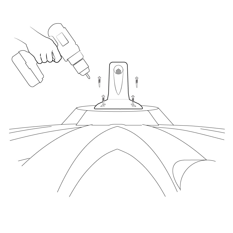 Attach sensor to tank diagram