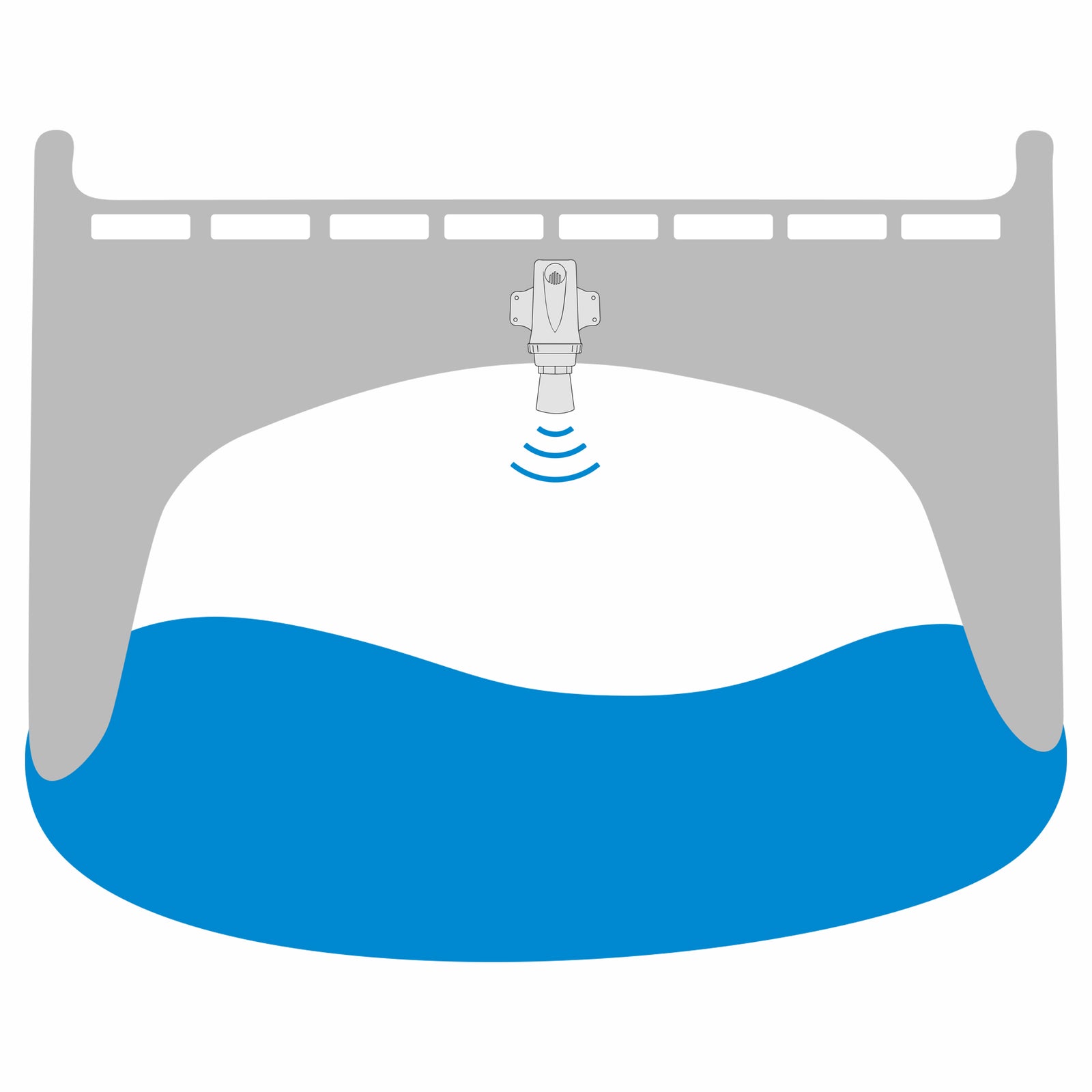 Attach sensor to bridge