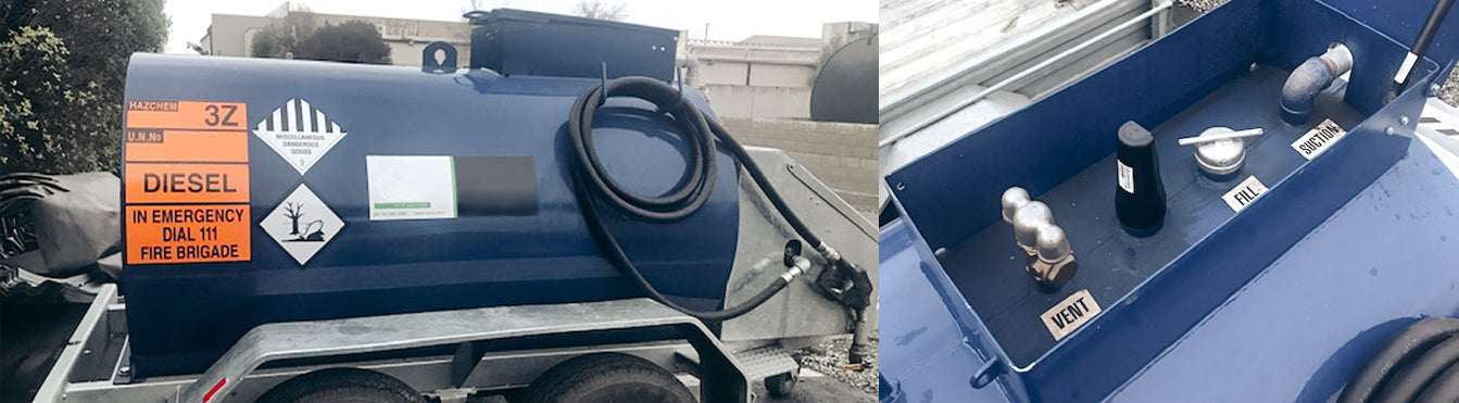 Image of the T35-D on a diesel tank