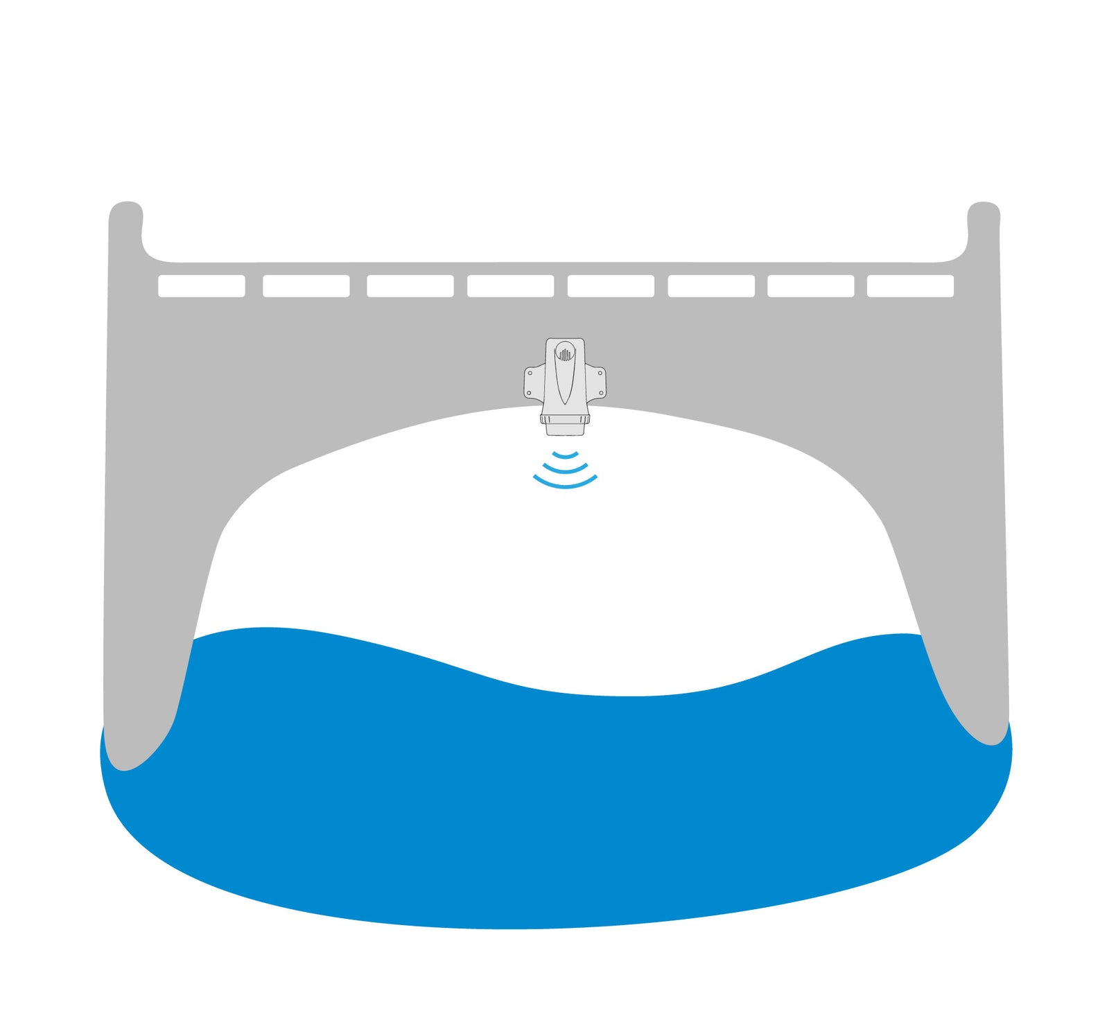 Attach sensor to bridge