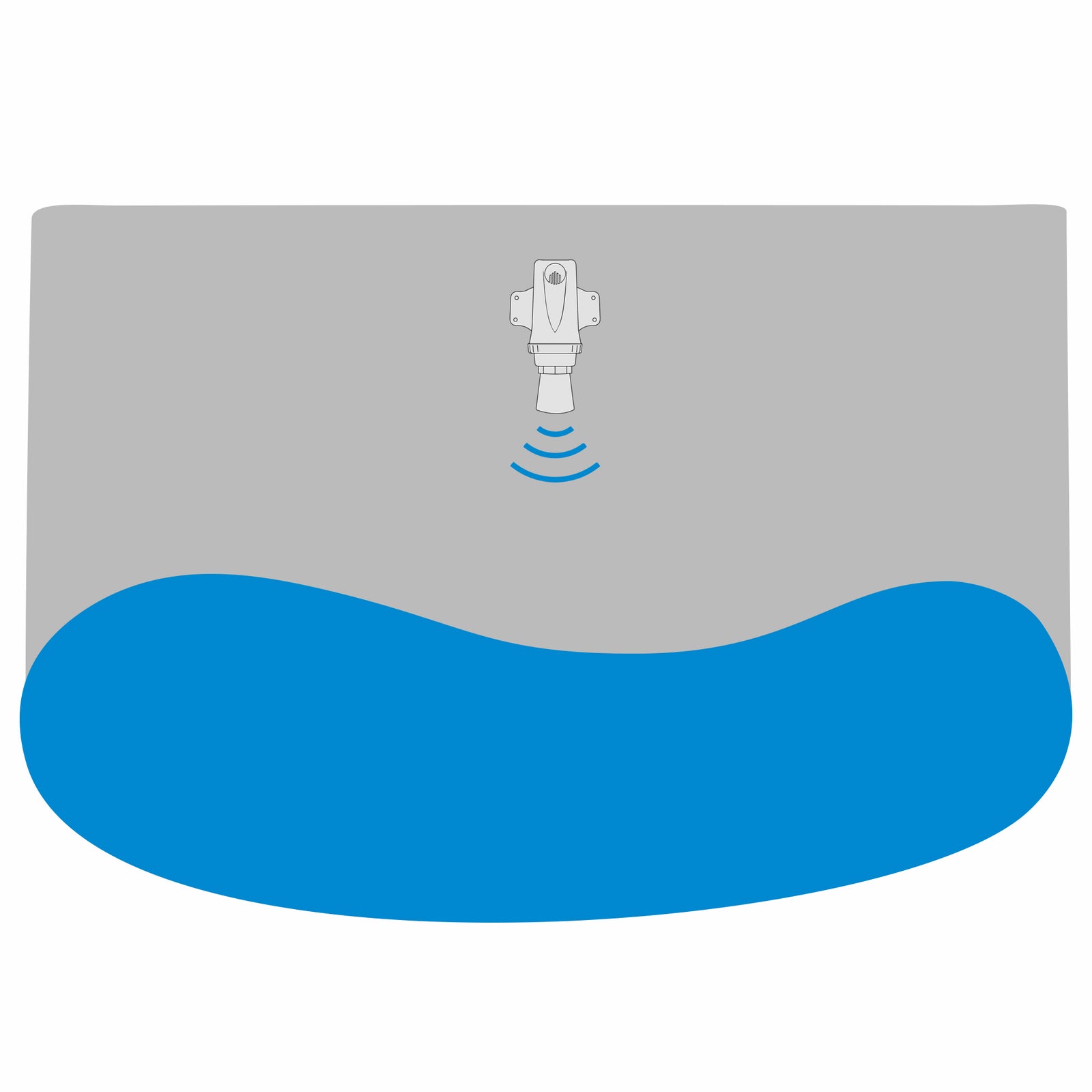 Attach sensor to a wall